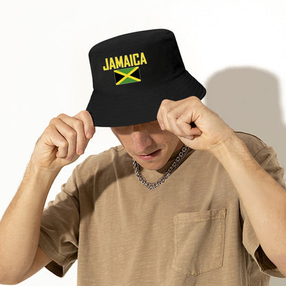 Hat - Jamaican Flag Bucket Hat