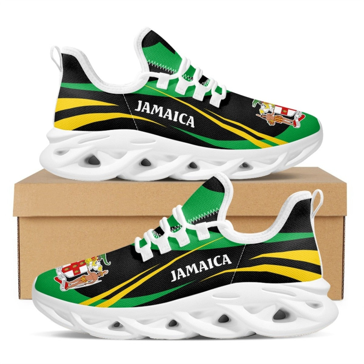Jamaican Flag Colors Footwear