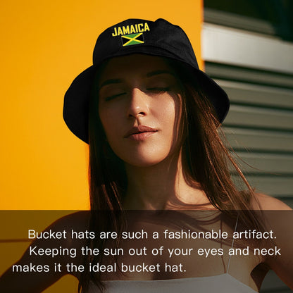 Hat - Jamaican Flag Bucket Hat