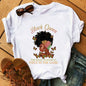 T-Shirts Women SISTAS Black Melanin