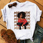 T-Shirts Women SISTAS Black Melanin