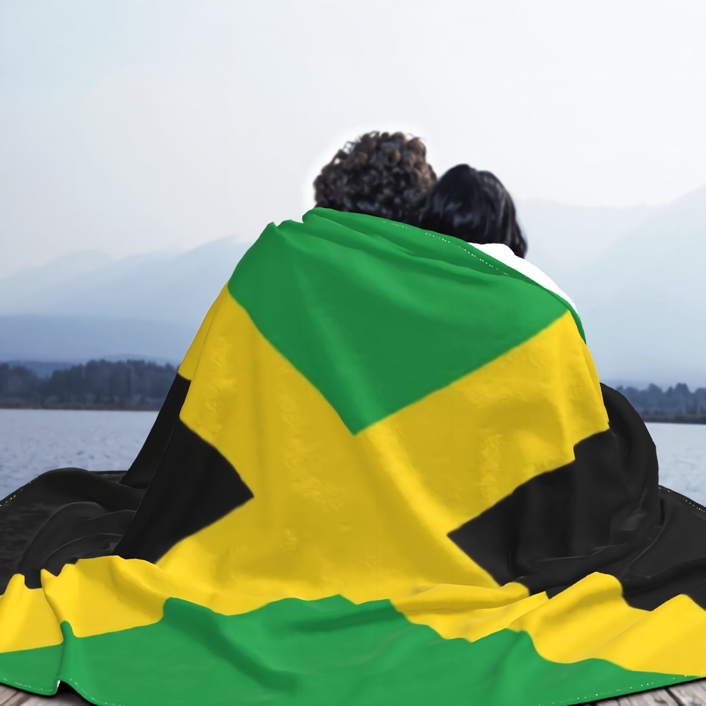 Jamaican Flag Blanket