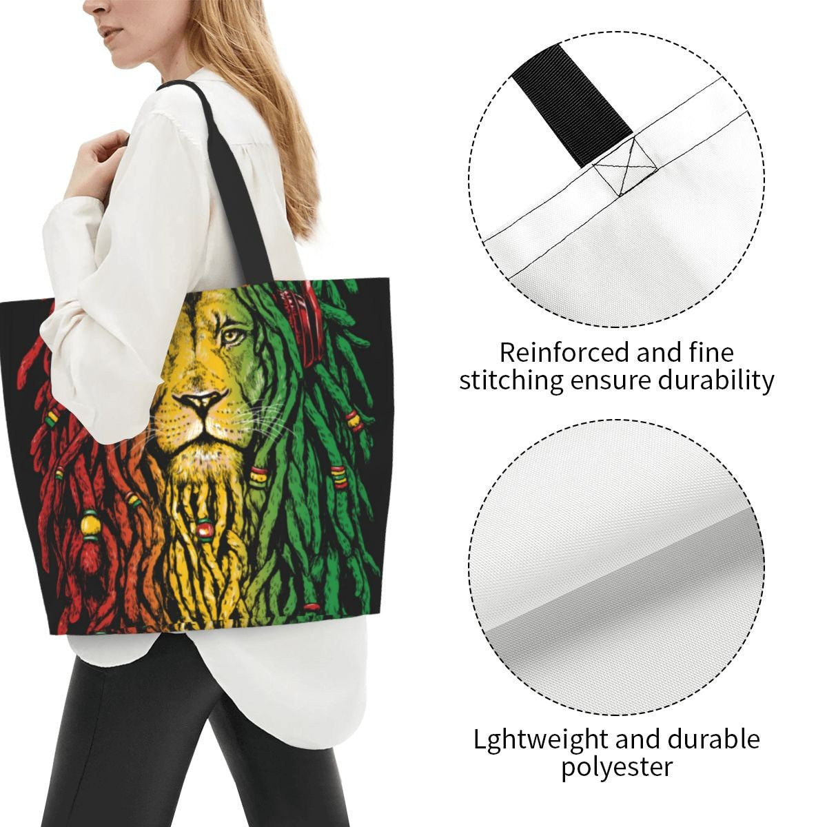 Lion Shoulder Shopping Bags