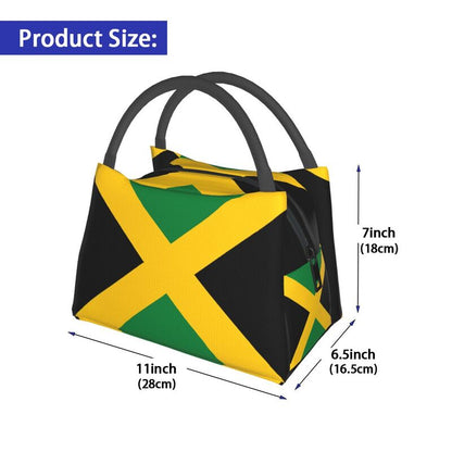 Bag - Jamaican Flag Thermal Insulated Lunch Bag