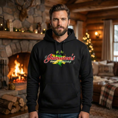 Jamaica's Finest Logo Island Vibes Hoodie Sweatshirt