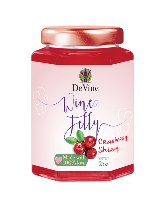 Wine Jelly - Cranberry Shiraz - 2oz